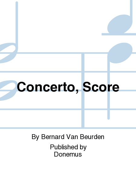 Concerto, Score
