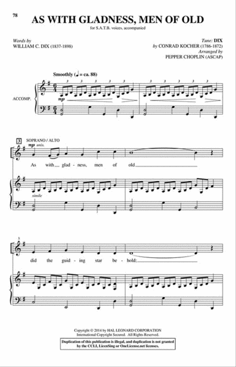 Treasury of Carols Choir scores gallery preview page 8