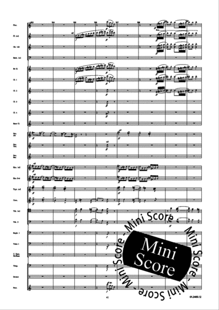 Endymion Concert Band scores gallery preview page 45