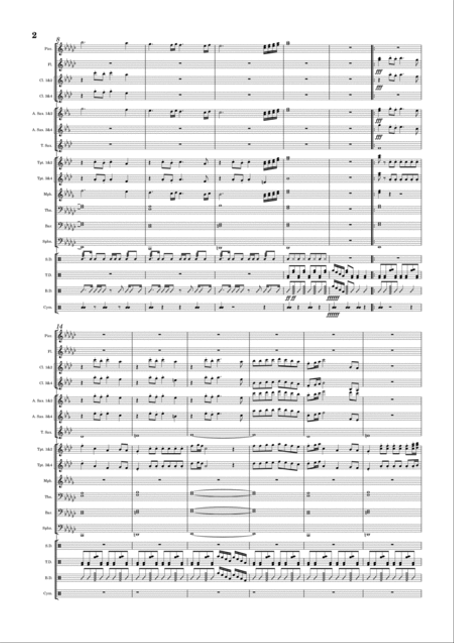 Industry Baby Industry Baby Marching Band scores gallery preview page 2