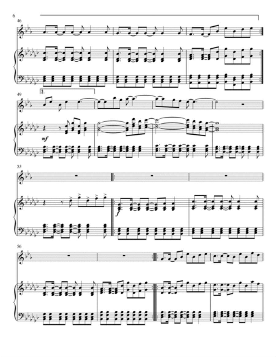 A Sky Full Of Stars Small Ensemble scores gallery preview page 6