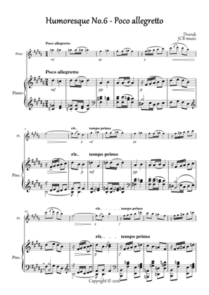Humoresque No.6, A.Dvorak (flute and piano)