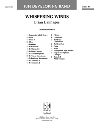 Whispering Winds: Score