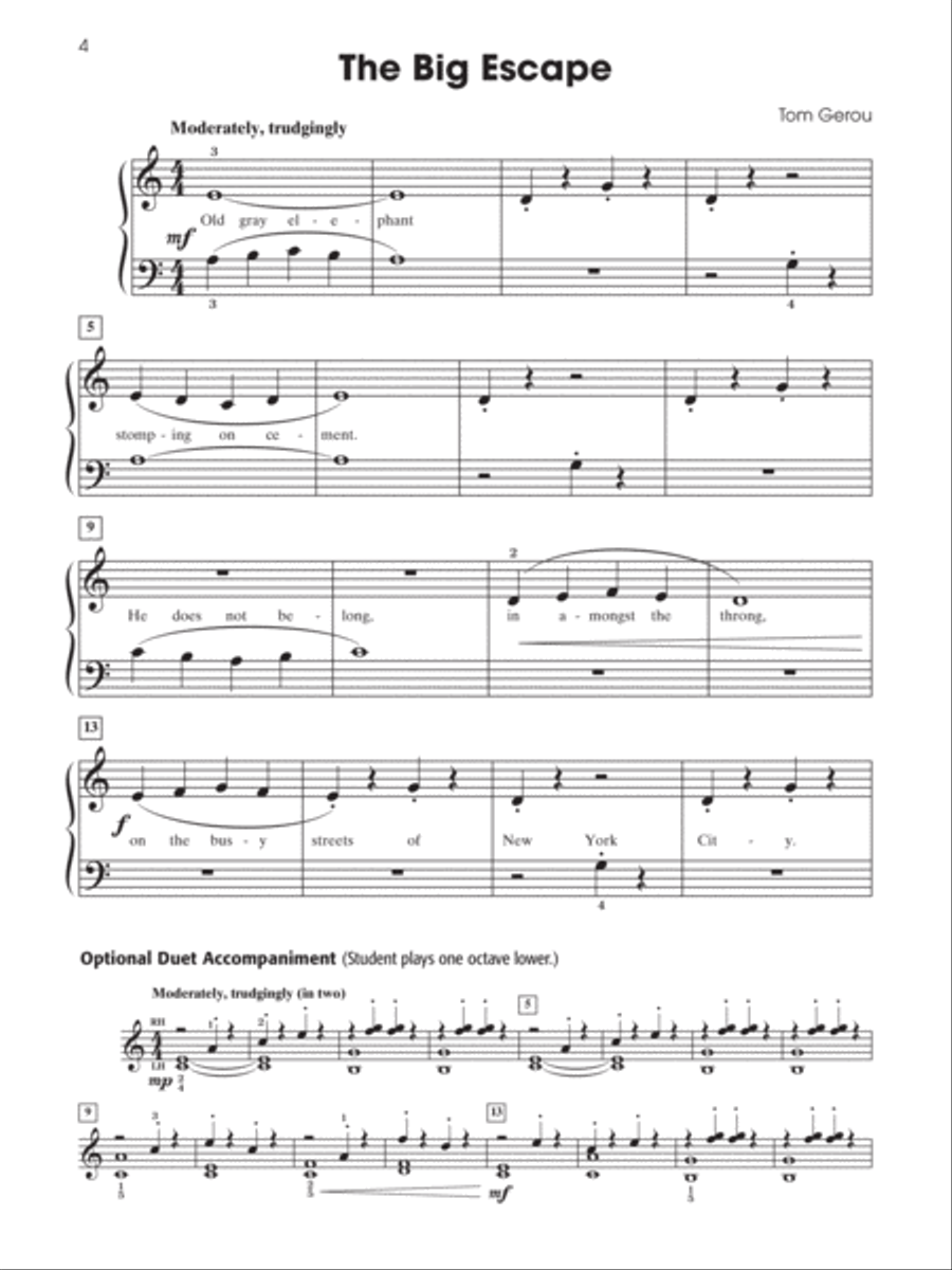 Piece by Piece A-C (Value Pack) Easy Piano scores gallery preview page 16