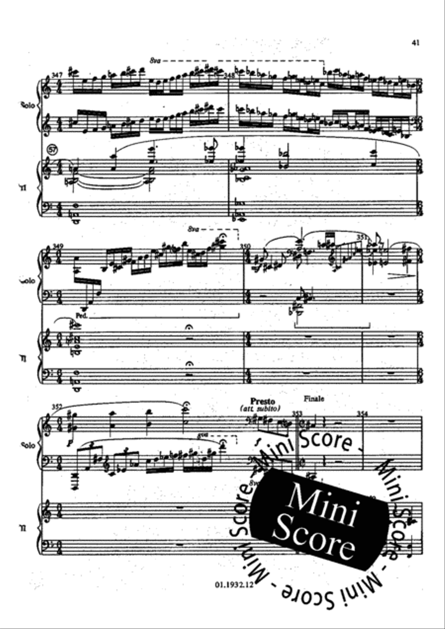 Concert Variations Concert Band scores gallery preview page 43