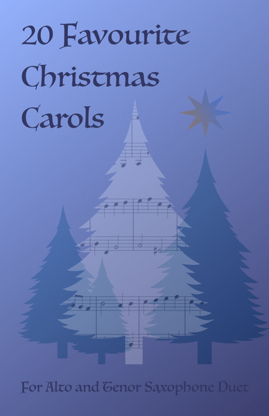 20 Favourite Christmas Carols for Alto and Tenor Saxophone Duet image number null
