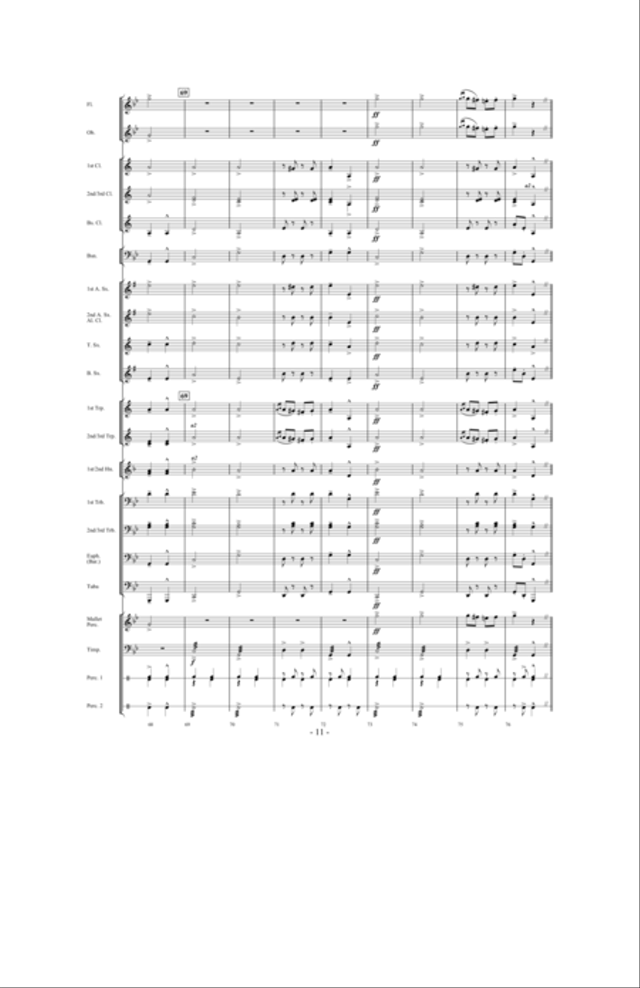 Gypsy Caravan Concert Band scores gallery preview page 10