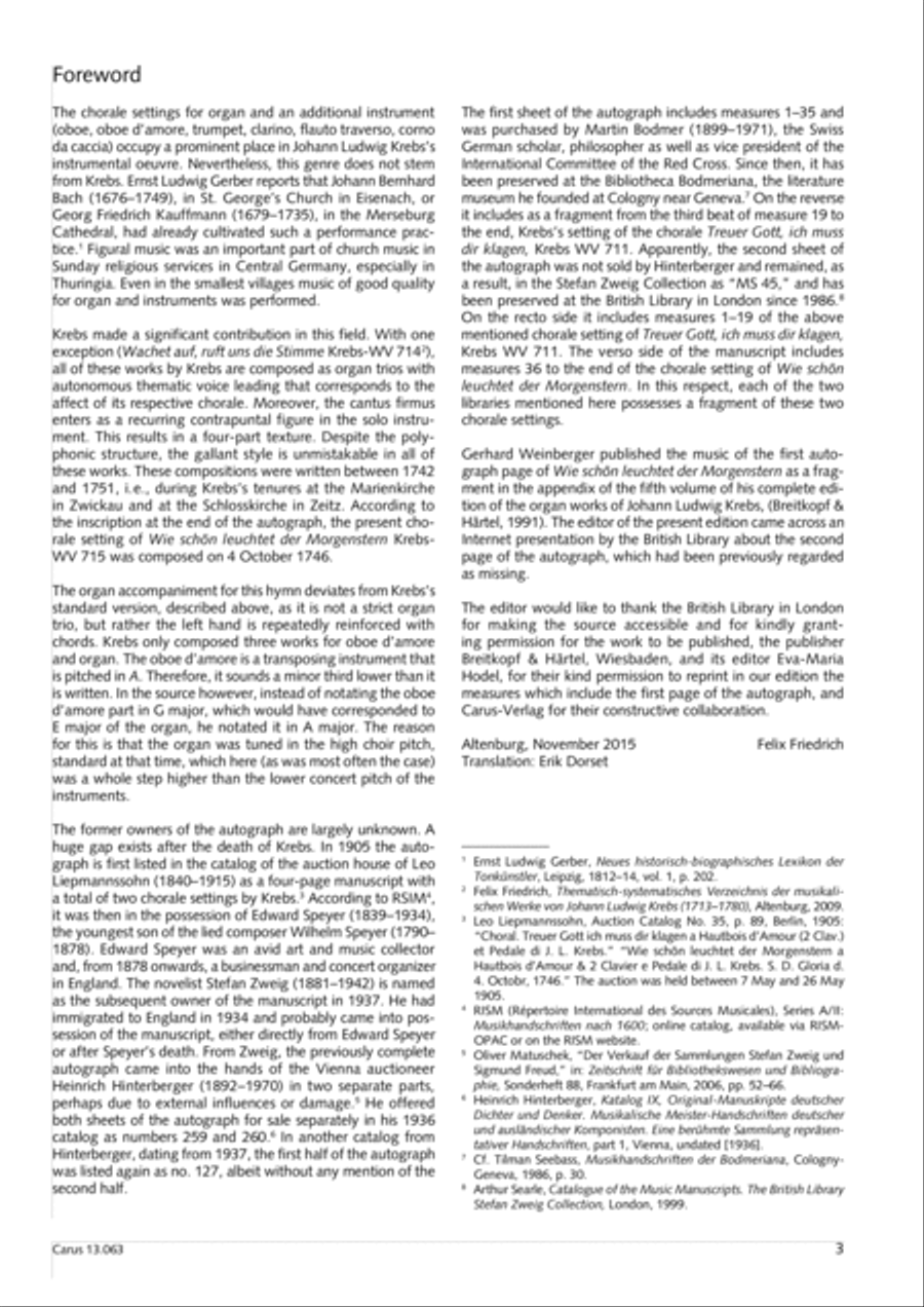 How brightly beams the morning star (Wie schon leuchtet der Morgenstern) Oboe scores gallery preview page 4