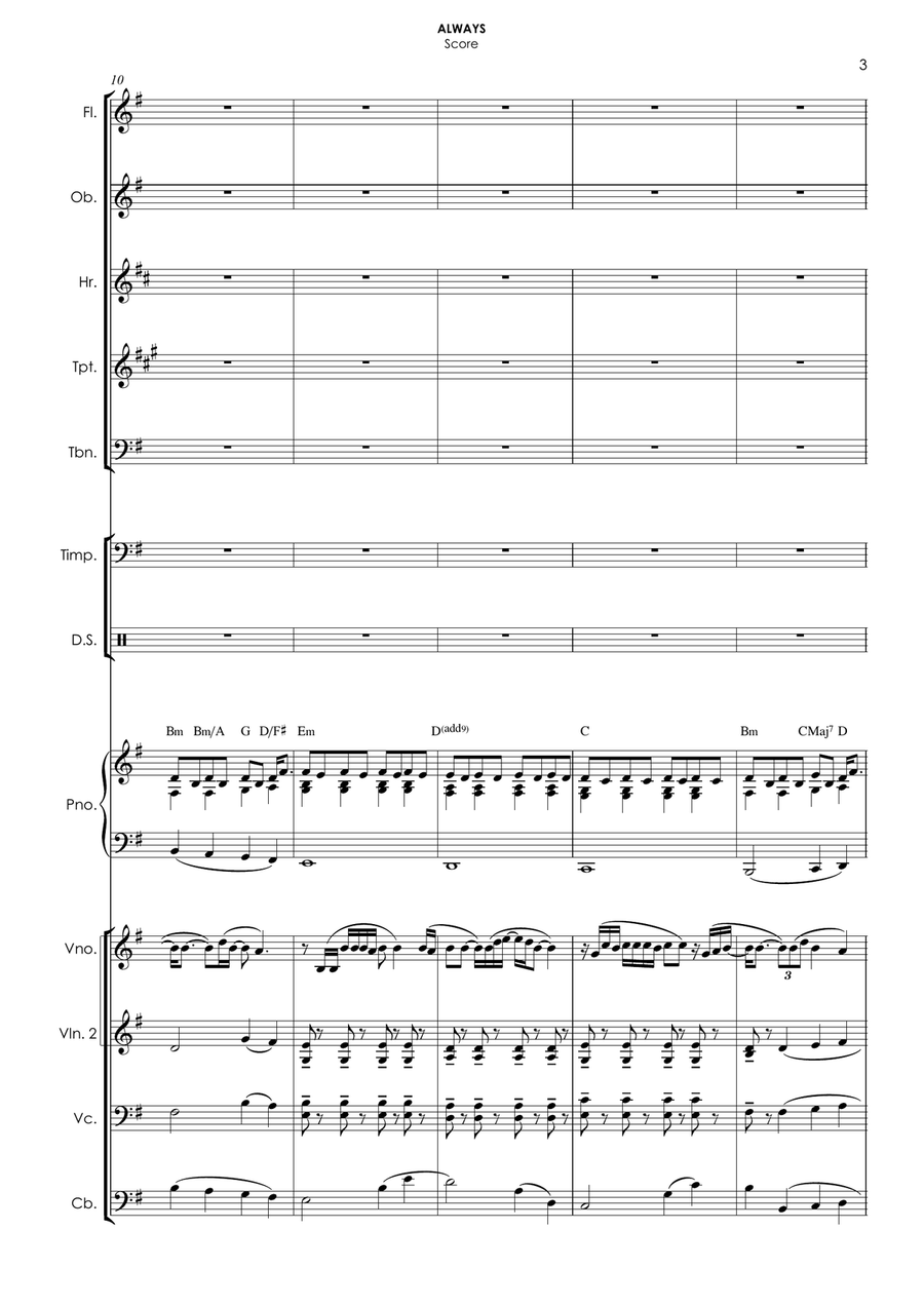 Always Chamber Orchestra scores gallery preview page 6