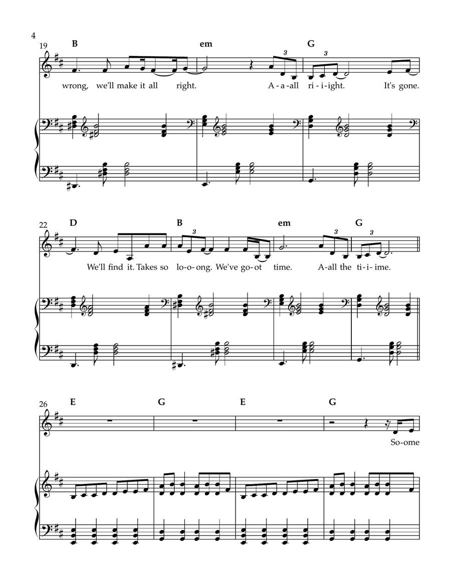 The Soft Skeleton Piano, Vocal scores gallery preview page 4