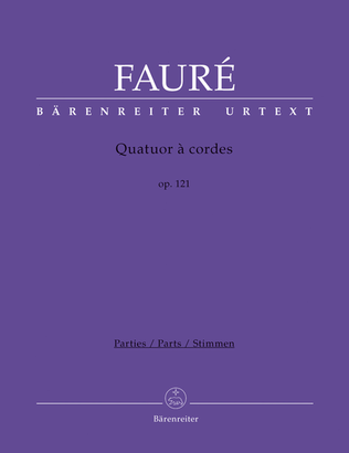 Quatuor à cordes / String Quartet, op. 121 N 195