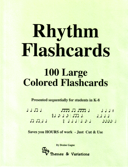 Flash Cards - Rhythm