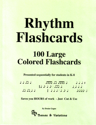 Book cover for Flash Cards - Rhythm