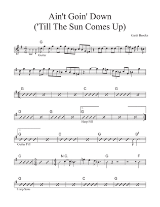 Book cover for Ain't Goin' Down ('til The Sun Comes Up)