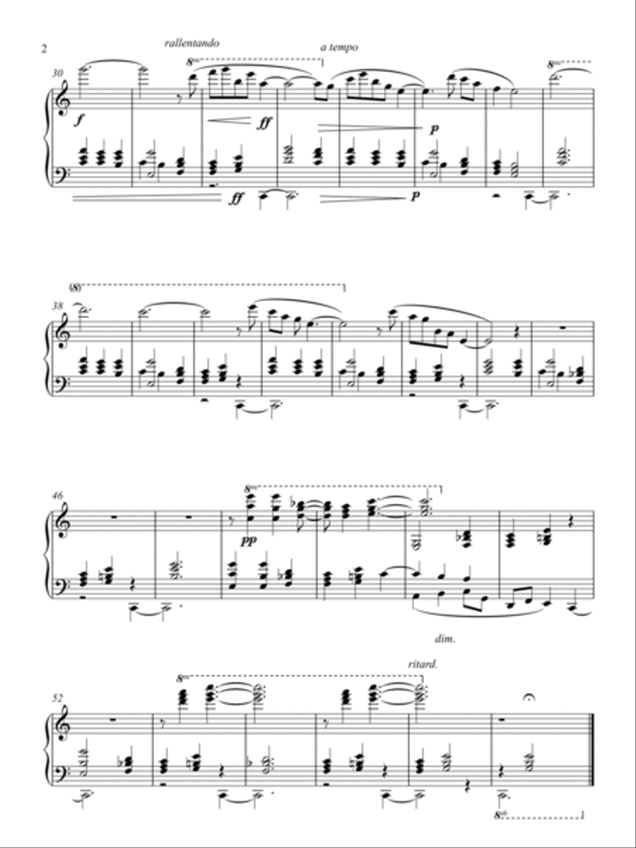 Three Cradlesongs for solo piano Piano Solo scores gallery preview page 3