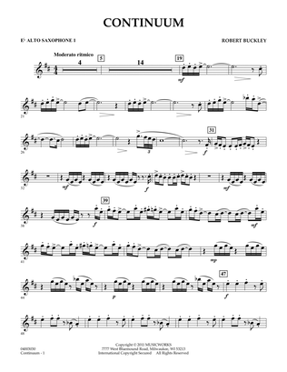 Continuum - Eb Alto Saxophone 1