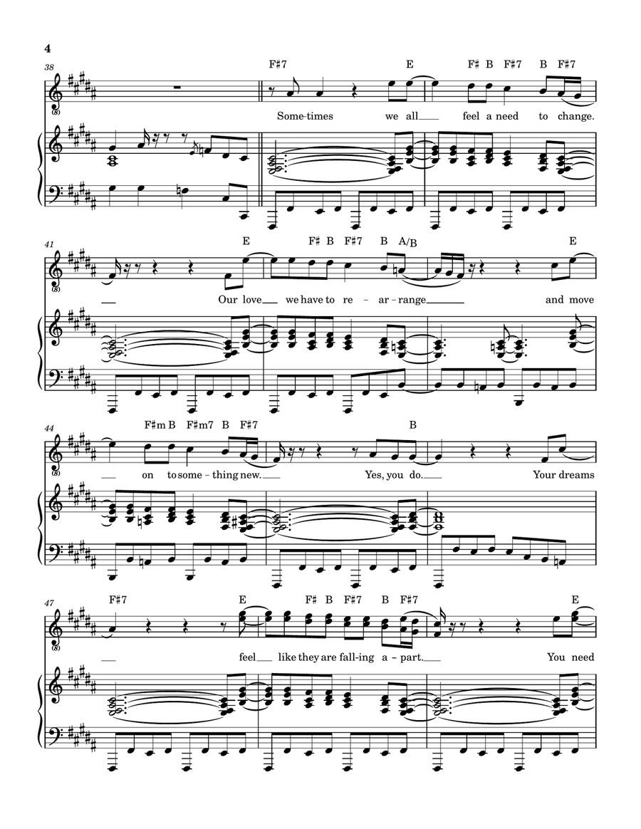 Love Will Find A Way Piano, Vocal, Guitar scores gallery preview page 5