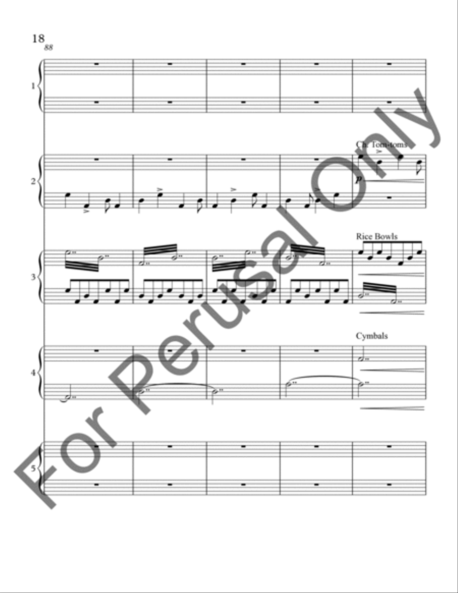 Pulse Drums scores gallery preview page 19