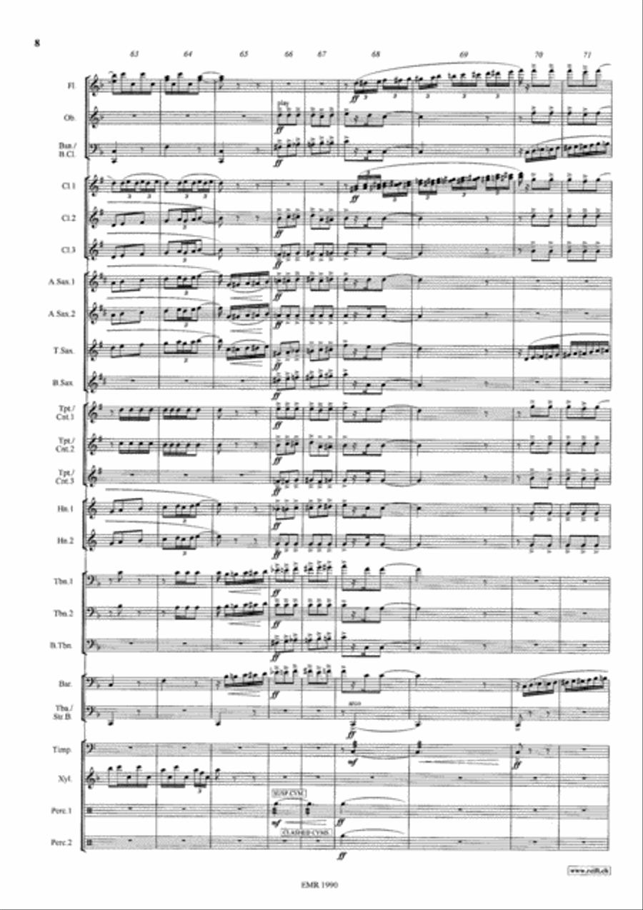 Espana Espana Concert Band scores gallery preview page 9