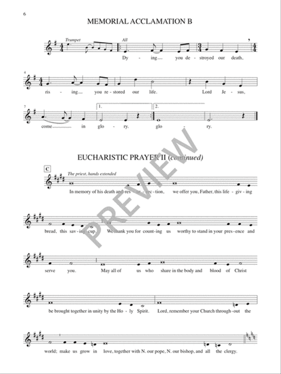 A Mass of Life - Presider edition Trombone scores gallery preview page 8
