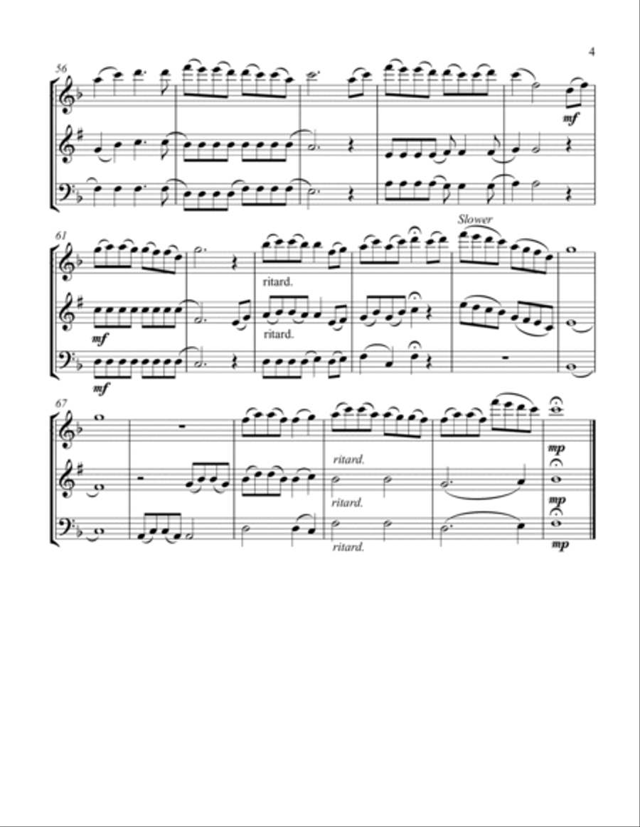 Colors Of The Wind Woodwind Trio scores gallery preview page 5