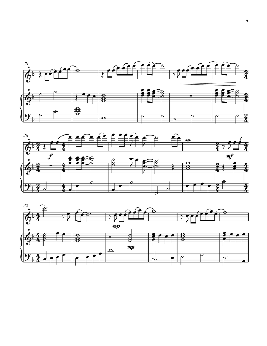 The Sound Of Silence Flute scores gallery preview page 3