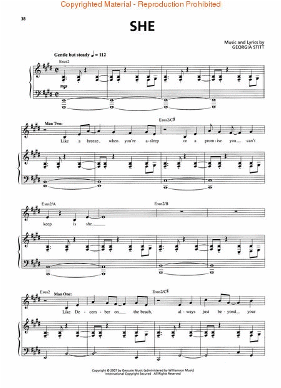 This Ordinary Thursday: The Songs of Georgia Stitt Piano, Vocal, Guitar scores gallery preview page 4