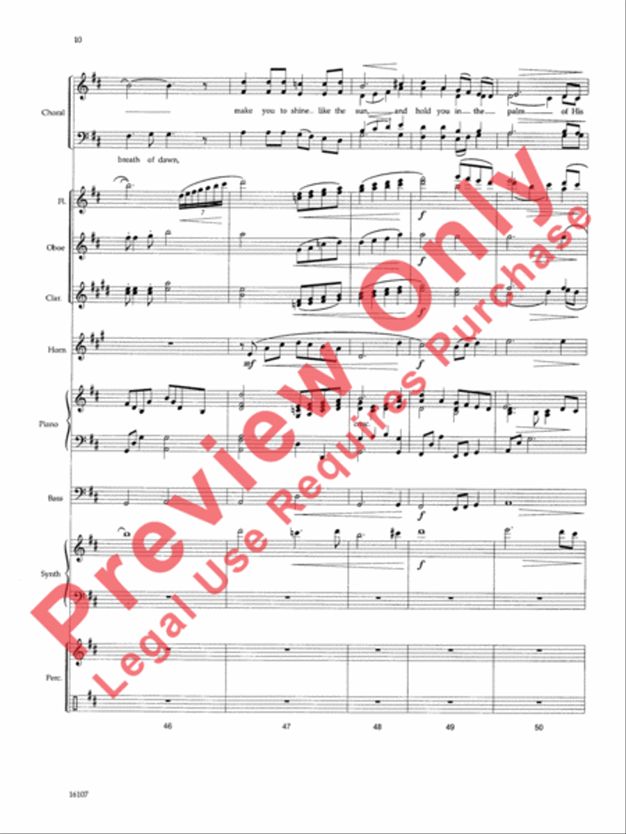 On Eagle's Wings On Eagle's Wings Choir scores gallery preview page 11