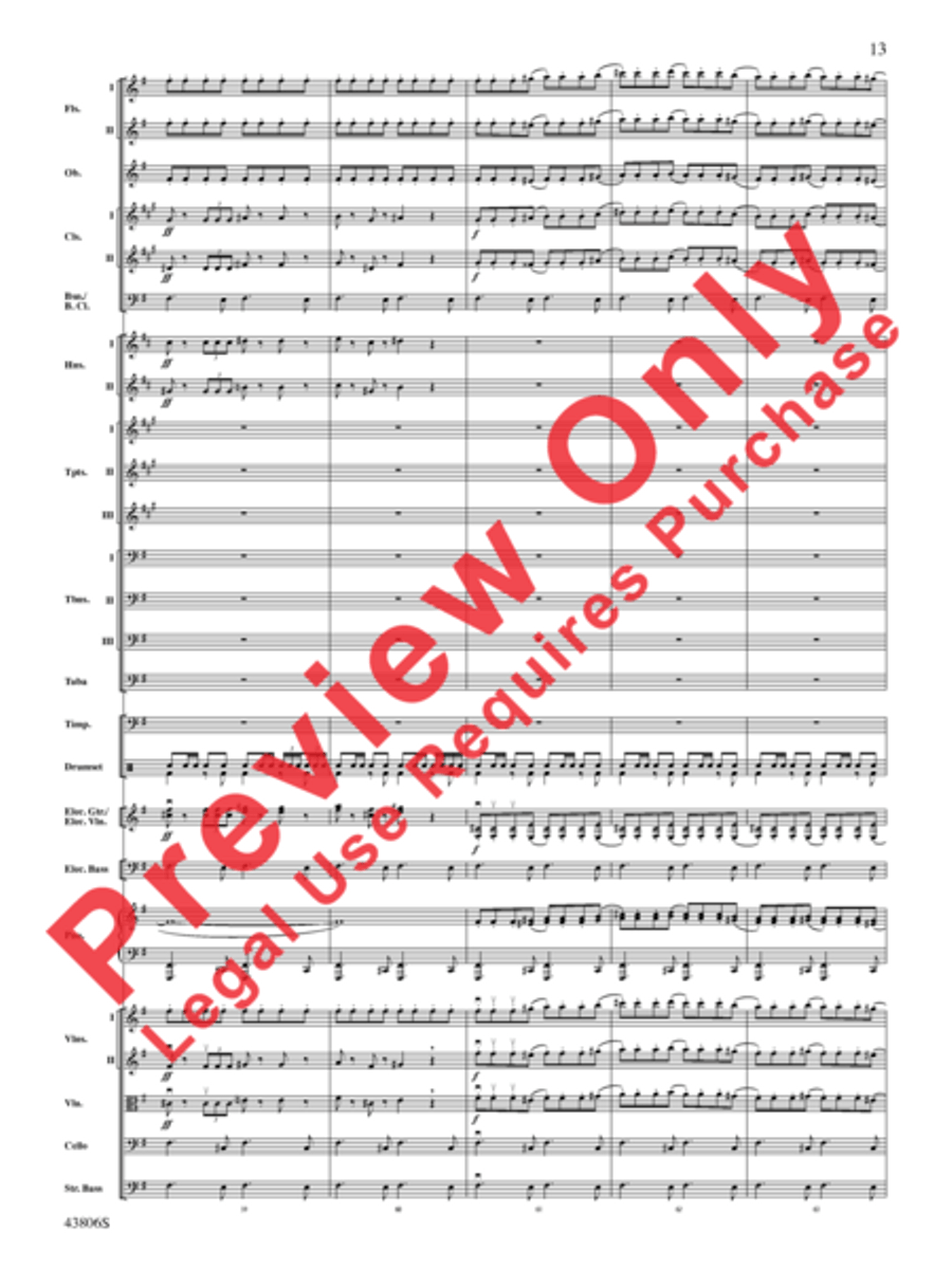A Mad Russian's Christmas Full Orchestra scores gallery preview page 41