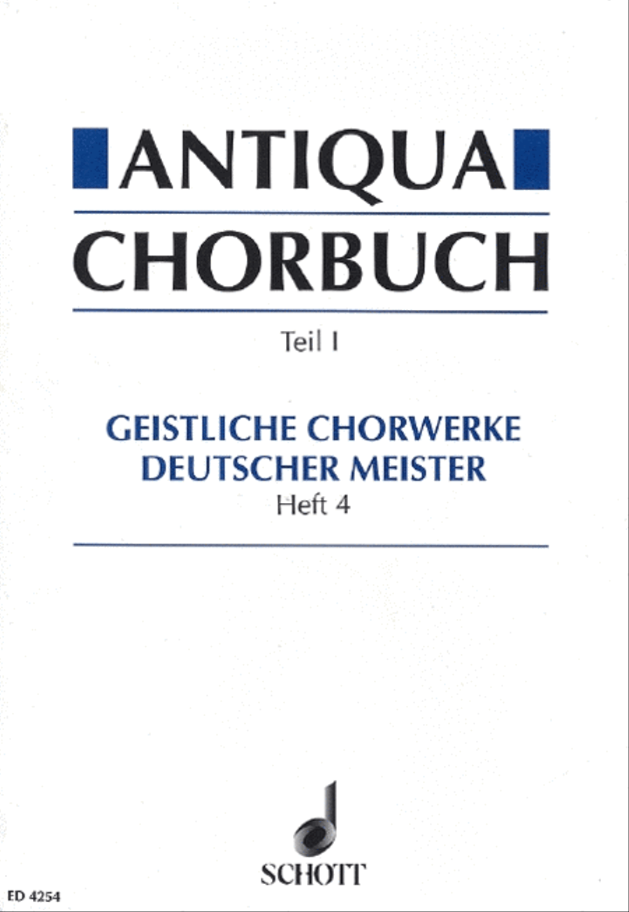 Monkemeyer(ed) Antiqua-chorbuc Mixed Choir scores gallery preview page 1