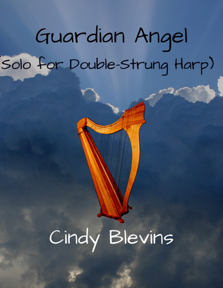 Book cover for Guardian Angel, original solo for Double-Strung Harp