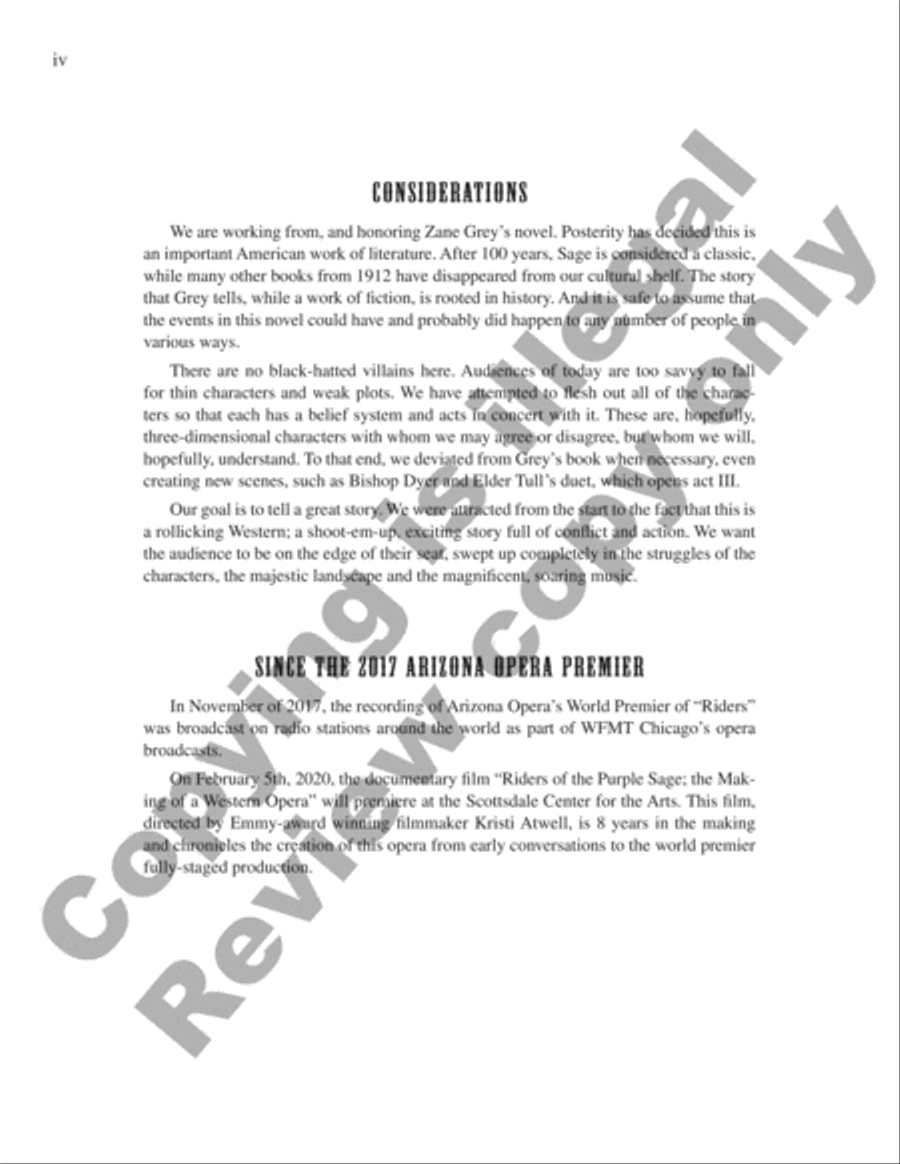 Riders of the Purple Sage Men's Choir scores gallery preview page 5