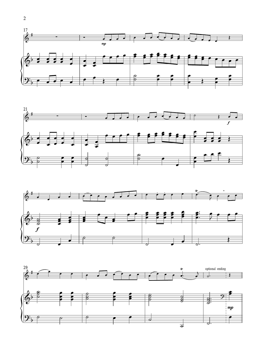Fanfare Rondeau Clarinet Solo scores gallery preview page 2