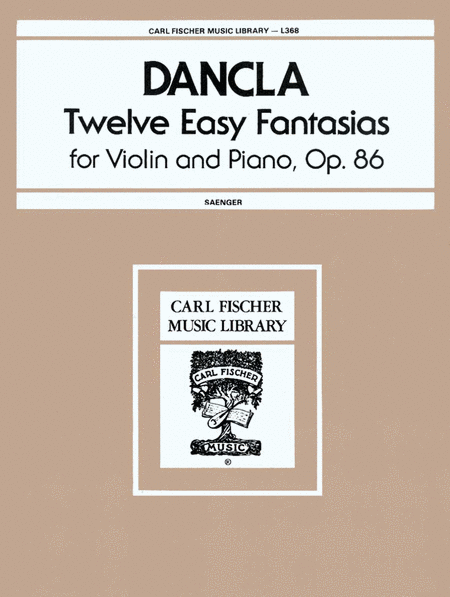 Twelve Easy Fantasias, Op. 86