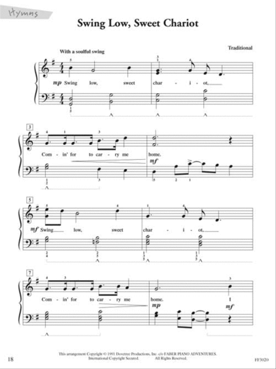 Faber Studio Collection Piano Method scores gallery preview page 6