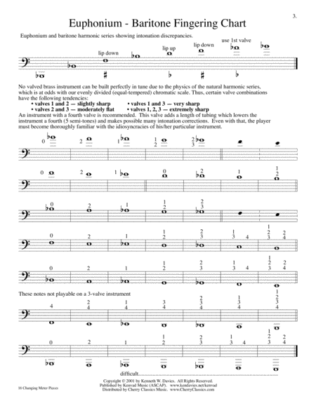 16 Changing Meter Pieces for Tuba and/or Euphonium (Baritone)
