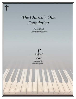 The Church's One Foundation (1 piano, 4 hands duet)