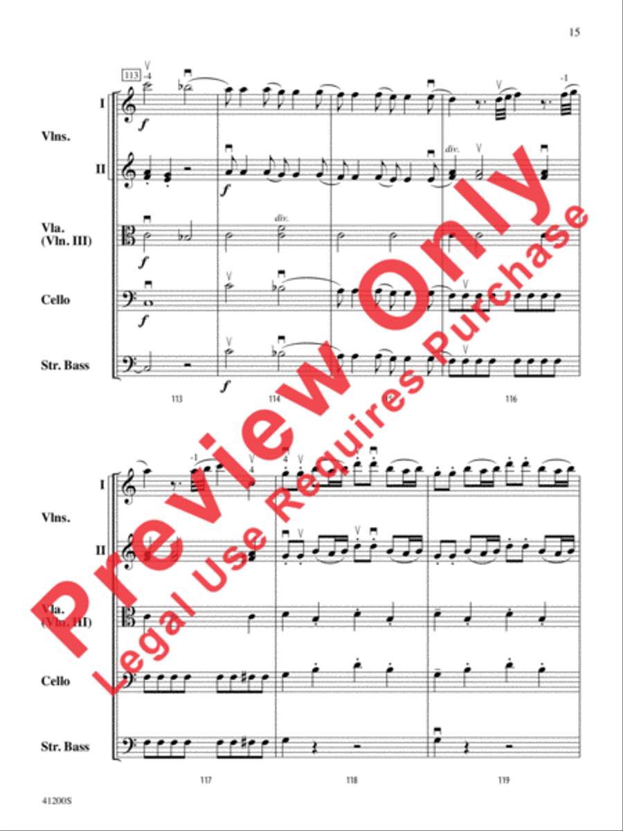 Allegro Molto String Orchestra scores gallery preview page 16