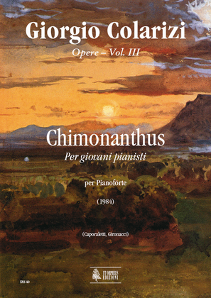Chimonanthus for Piano (1984)