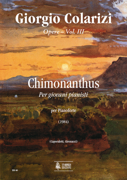 Chimonanthus for Piano (1984) image number null