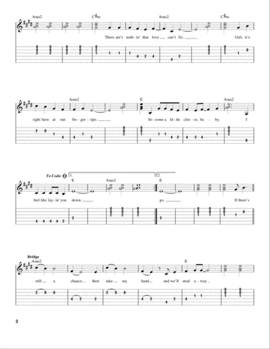 Come A Little Closer Acoustic Guitar scores gallery preview page 2