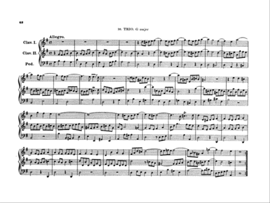 Bach: Complete Organ Works, Volume IX Organ scores gallery preview page 1