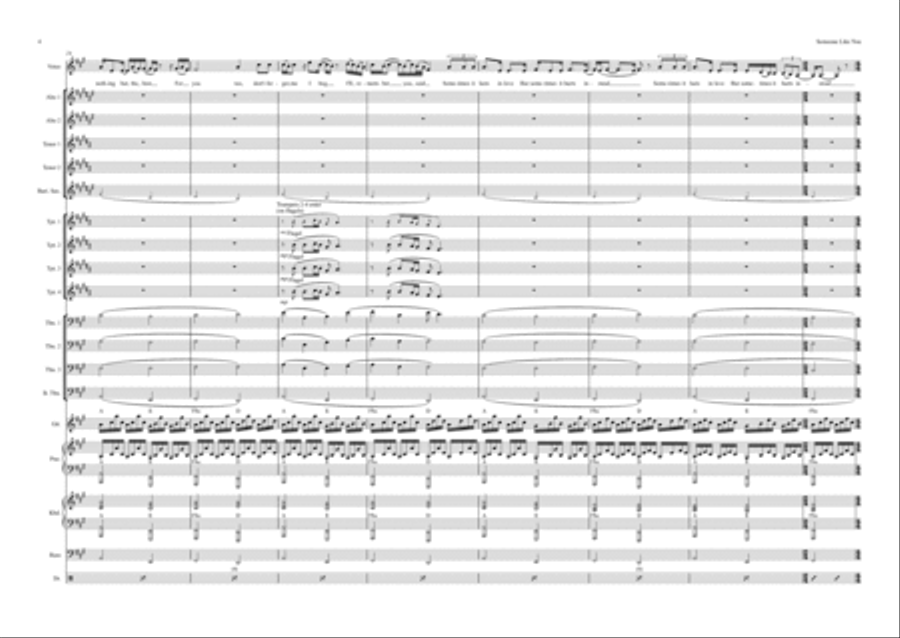 Someone Like You Saxophone scores gallery preview page 4