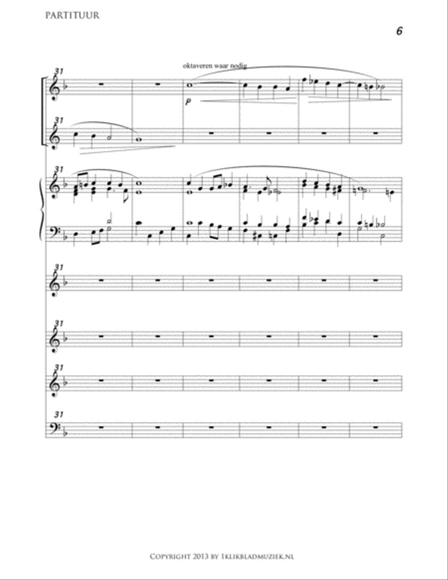 Looft De Heer met Vreugde Oboe scores gallery preview page 6