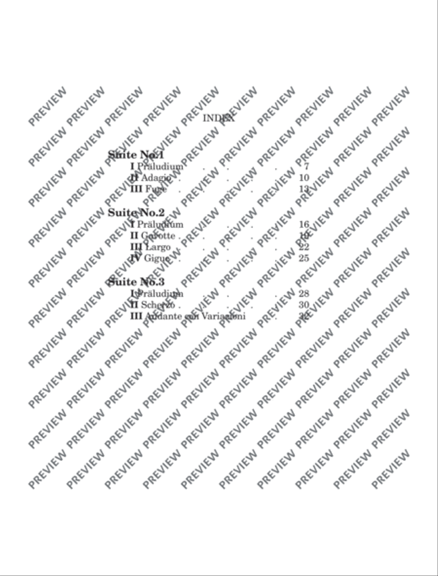 3 Cello Suites 3 Cello Suites Cello scores gallery preview page 6