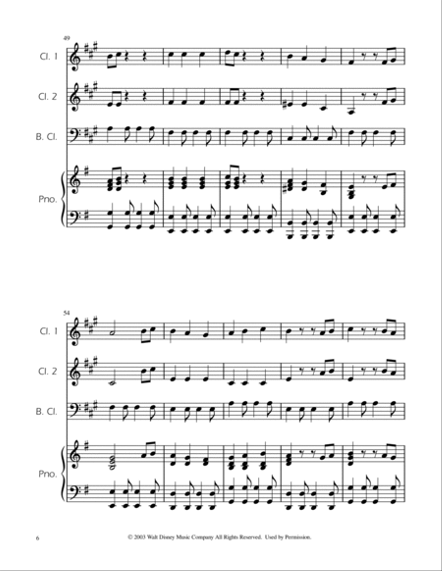 He's A Pirate Clarinet Trio scores gallery preview page 6