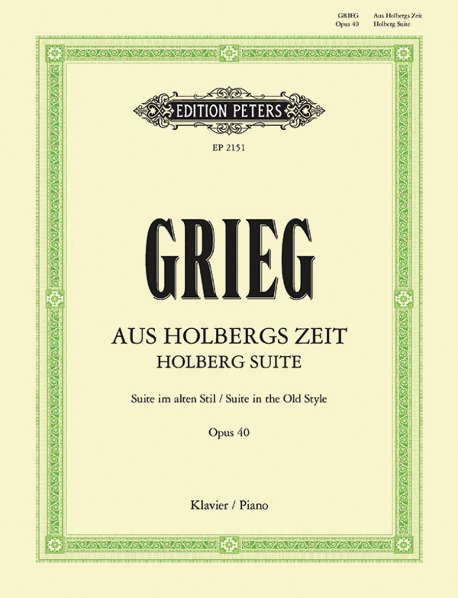 Holberg Suite (Aus Holbergs Zeit)