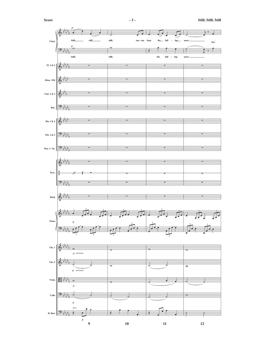 Still, Still, Still - Downloadable Orchestration Score scores gallery preview page 4