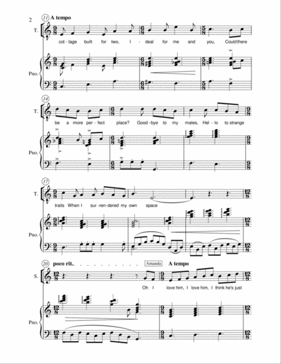 My Own Space (vocal duet) Vocal Duet scores gallery preview page 4