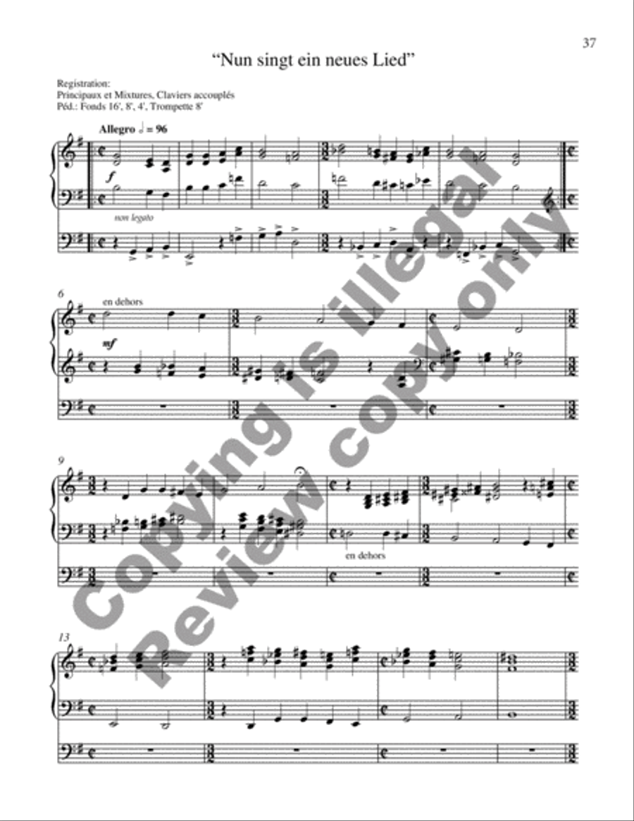 38 Chorals 38 Chorals Organ scores gallery preview page 13
